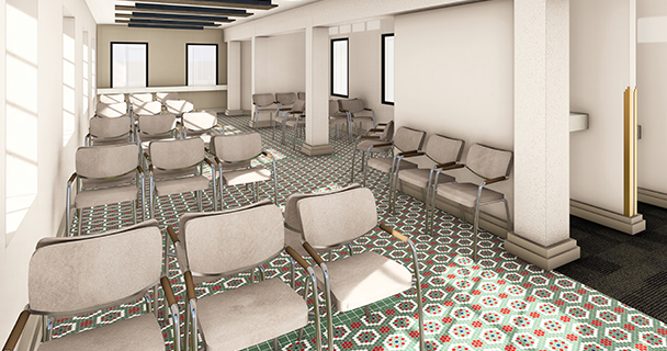 Waiting room.